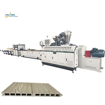 Panja Wood Pulasitiki gulu WPC PE Decking Board Extrusion Machine
