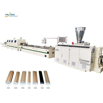 Pulasitiki WPC PVC Solid Door Frame Extrusion Production Line